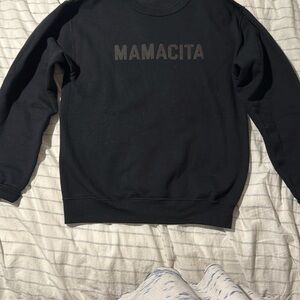 Trendy “ Mamacita” Black Crewneck Sweater - Internet Viral